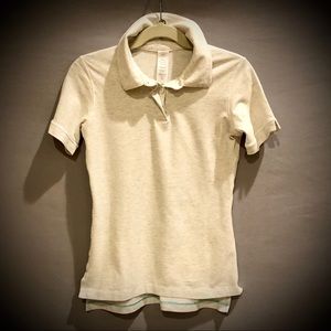 Ivivva Heather Grey Tennis Polo Shirt